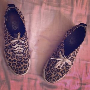 Leopard Print Vans